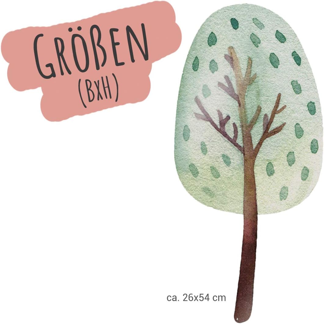 Grazdesign Wandtattoo Waldtiere Kinderzimmer Babyzimmer Als Set Aquarell Baby Wanddekoration Suenaacampo Com