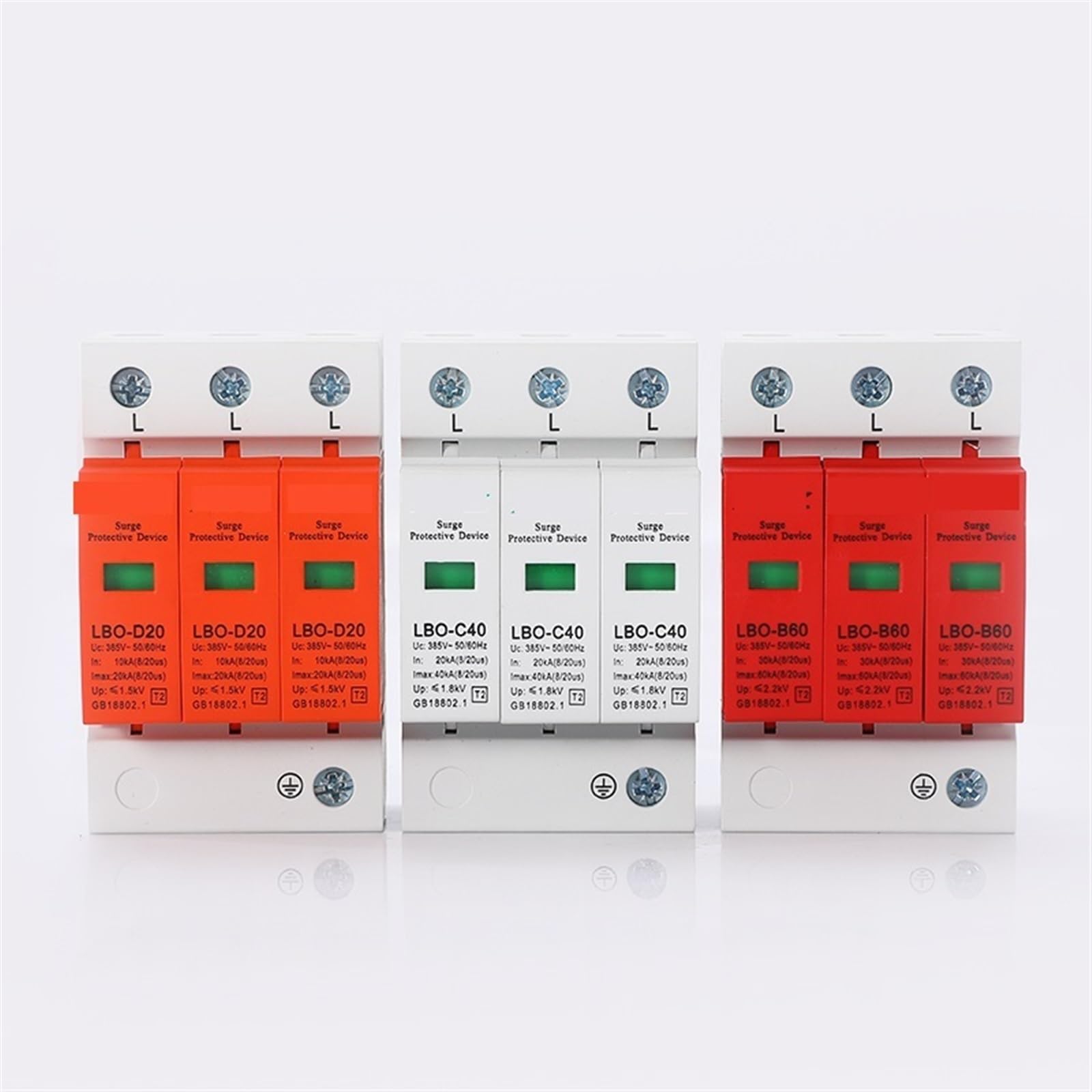Module de commutation d'alimentation LBO et parafoudre AC basse tension 3P 20-40KA - 6