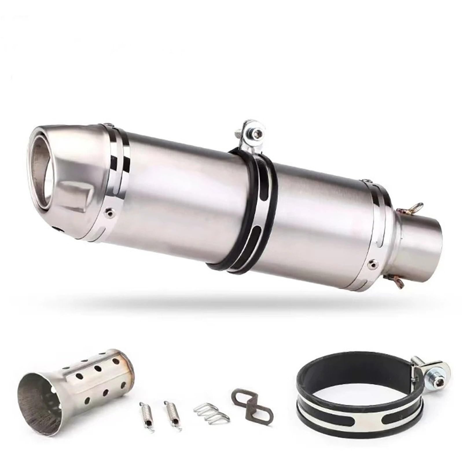 Tłumik końcowy 51mm tłumik wydechowy motocykla z DB Killerem do Z1000 Z900 GSR600 FZ6N R1 R6 R3 układ wydechowy samochodowy(Type B with Laser)