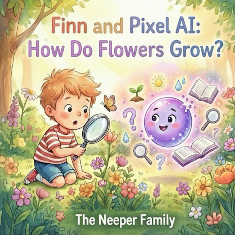 Finn & Pixel AI: How Do Flowers Grow? (AI & Me Learning Series)