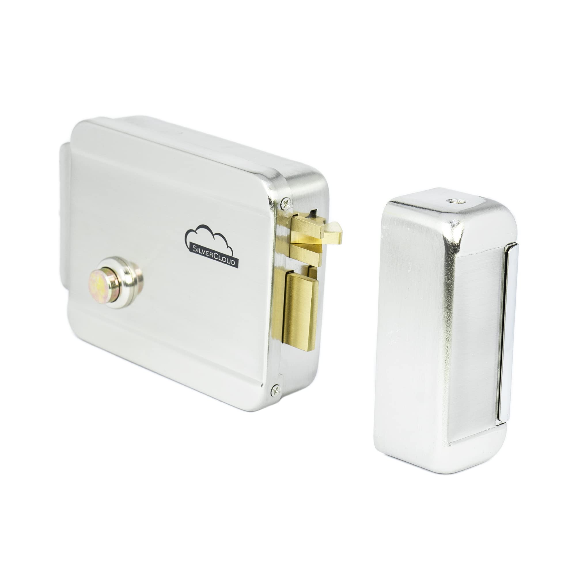 Serratura Elettrica SilverCloud, YL500 mancino NC Fail-Secure, Nichel Satinato