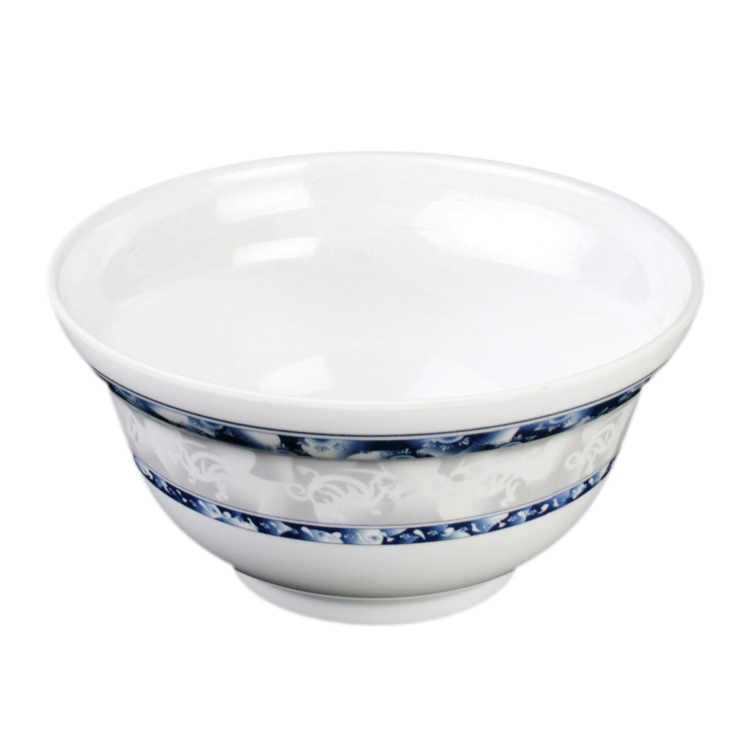 Blue dragon melamine dinnerware collection 20 oz by Thunder Group – Melamine, White Blue, Model 3201DL