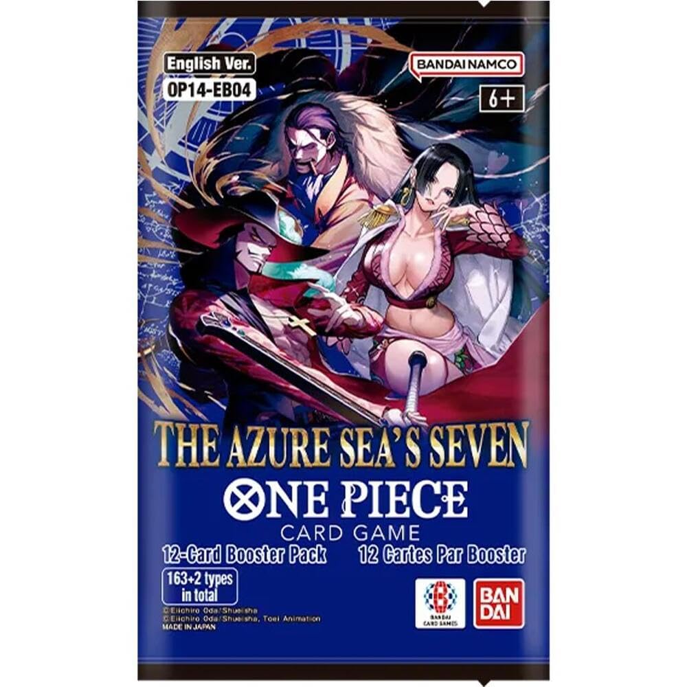 Amazon.com: One Piece TCG: The Azure Sea's Seven Sleeved Booster