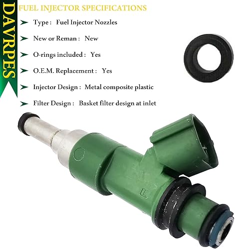 Miniatura 6 de DAVRPES 5VK-13761-00-00 inyectores de combustible 12 agujeros boquilla de pulverización de combustible para Yamaha Raptor 2006-2016 700 700R RAPTOR