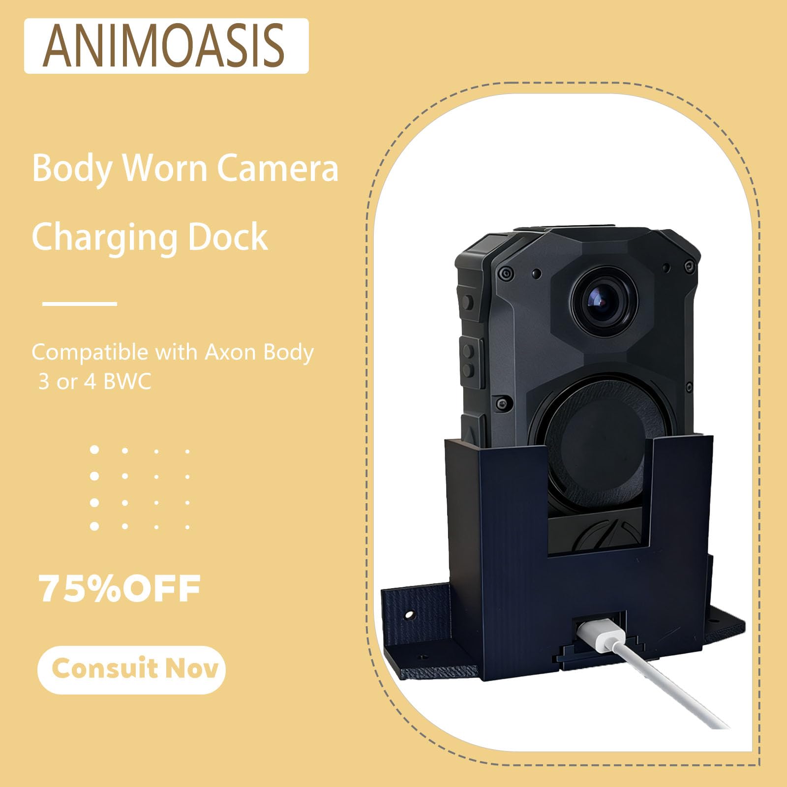 Amazon.co.jp: Axon Body 3/4 BWC用ボディ装着カメラ充電ドック