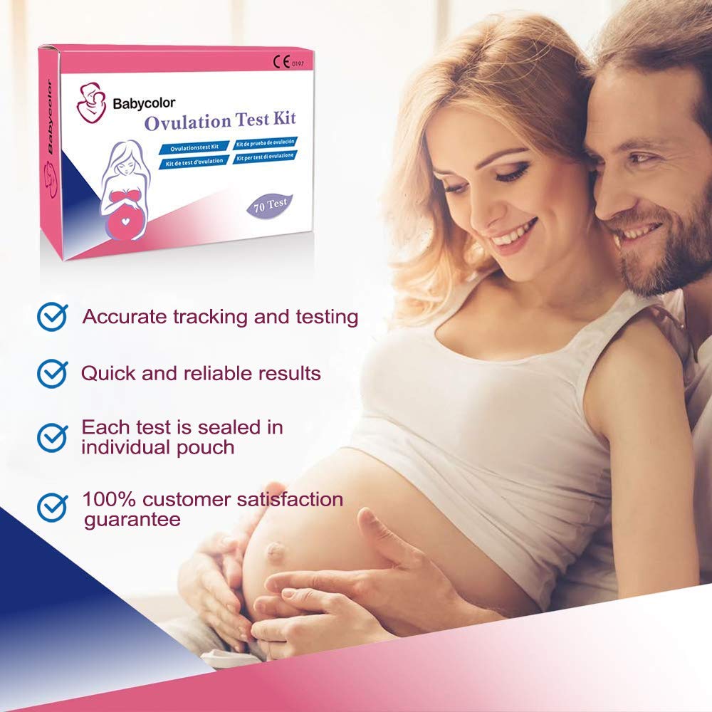 Ovulation and Pregnancy Test Strips, Ovulation Kit with 50 Ovulation