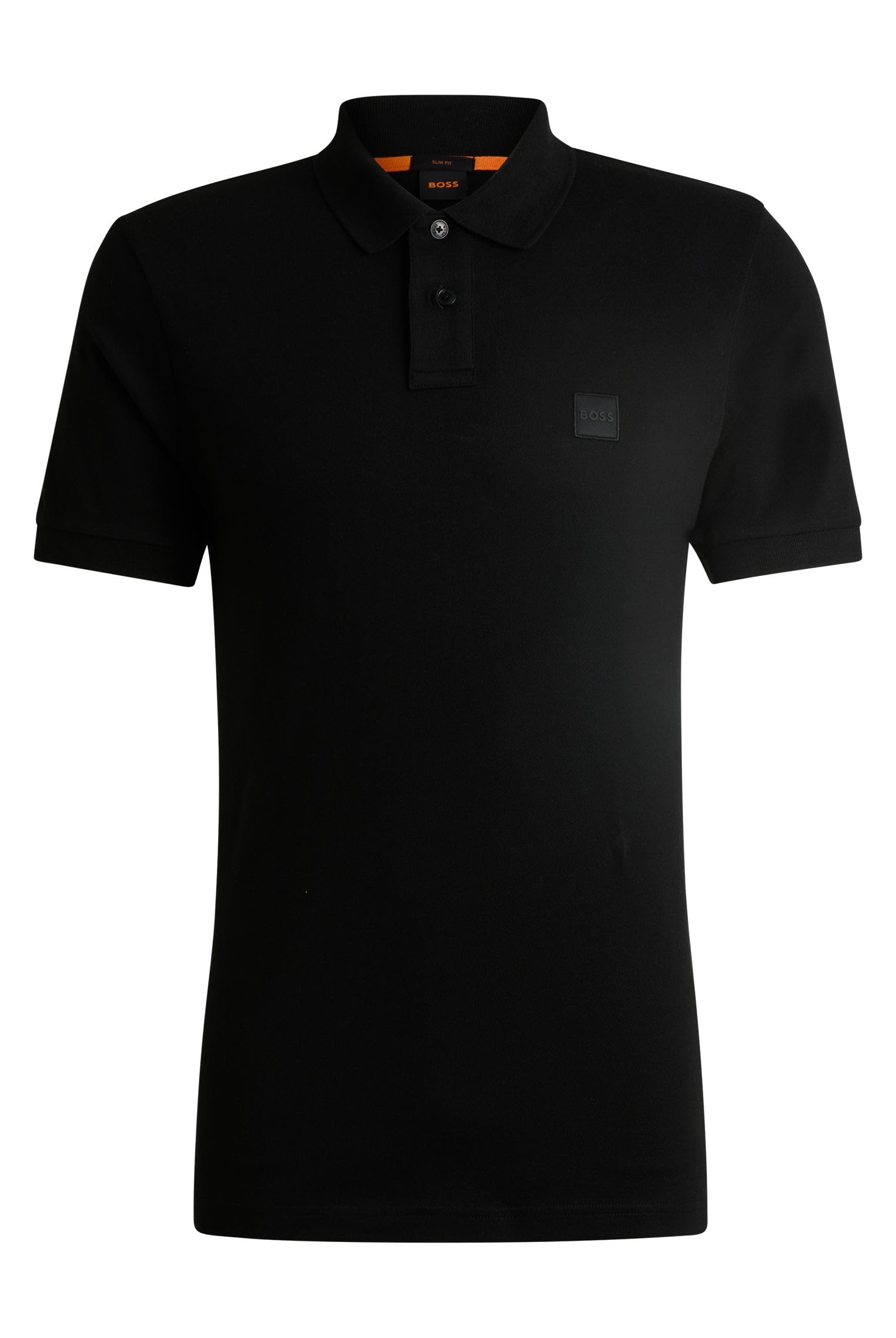 Men's Passenger Slim Fit Stretch Cotton Polo Shirt with Logo Patch