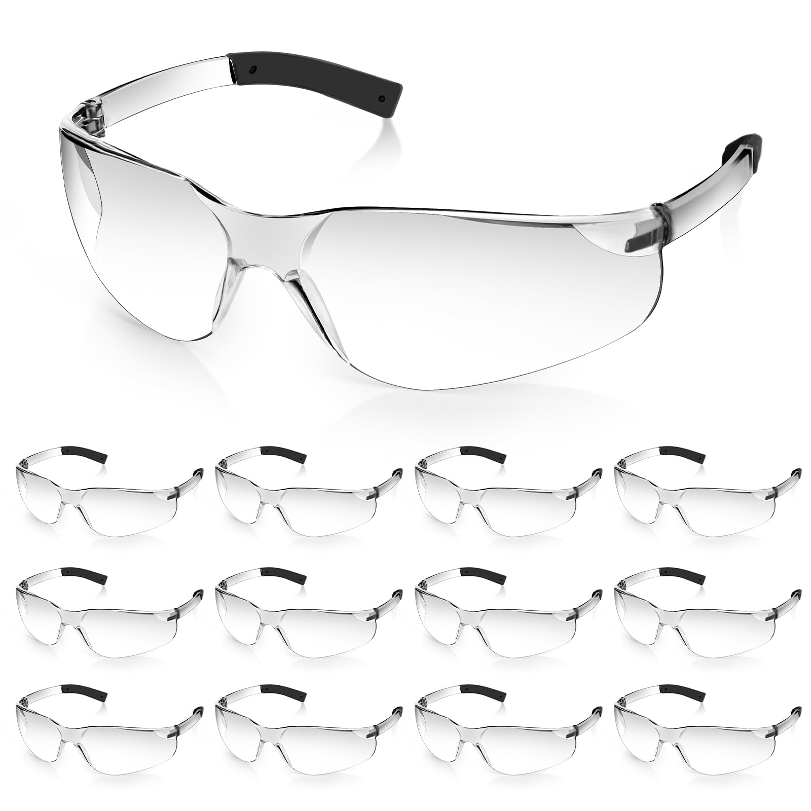 CZBRO Safety Glasses Bulk Outdoor Protective Eyewear Scratch-Resistant Protective Eyewear Safety Glasses Bulk Lab Glasses