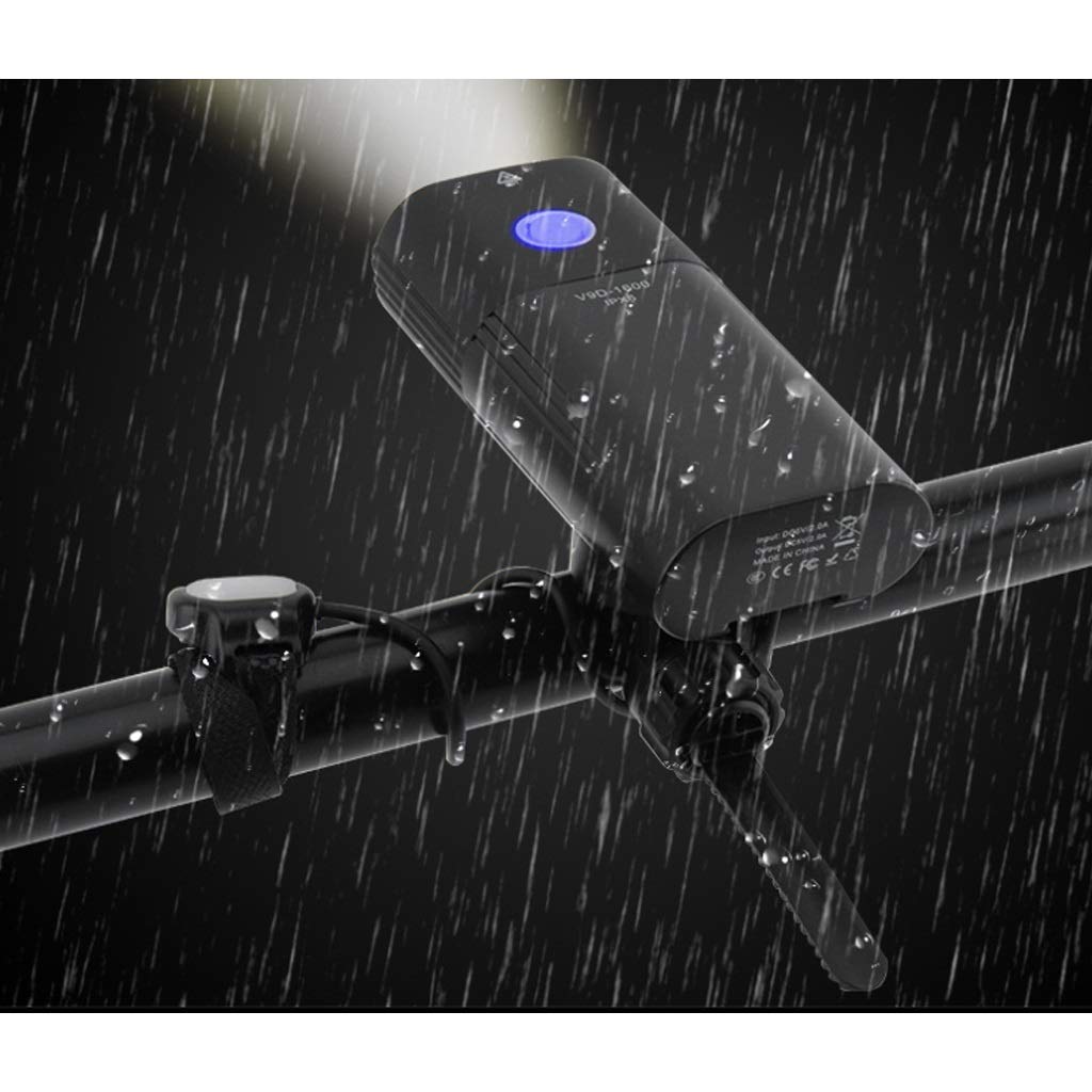 JSY Lampy rowerowe latarka odblaskowa ładowanie USB górskie oświetlenie roweru akcesoria do jazdy konnej
