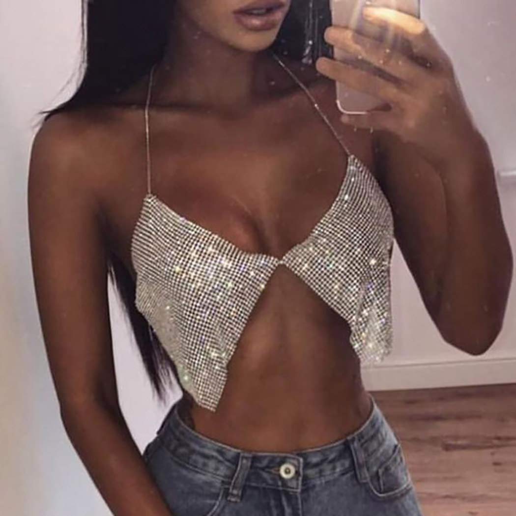 sparkly rave top