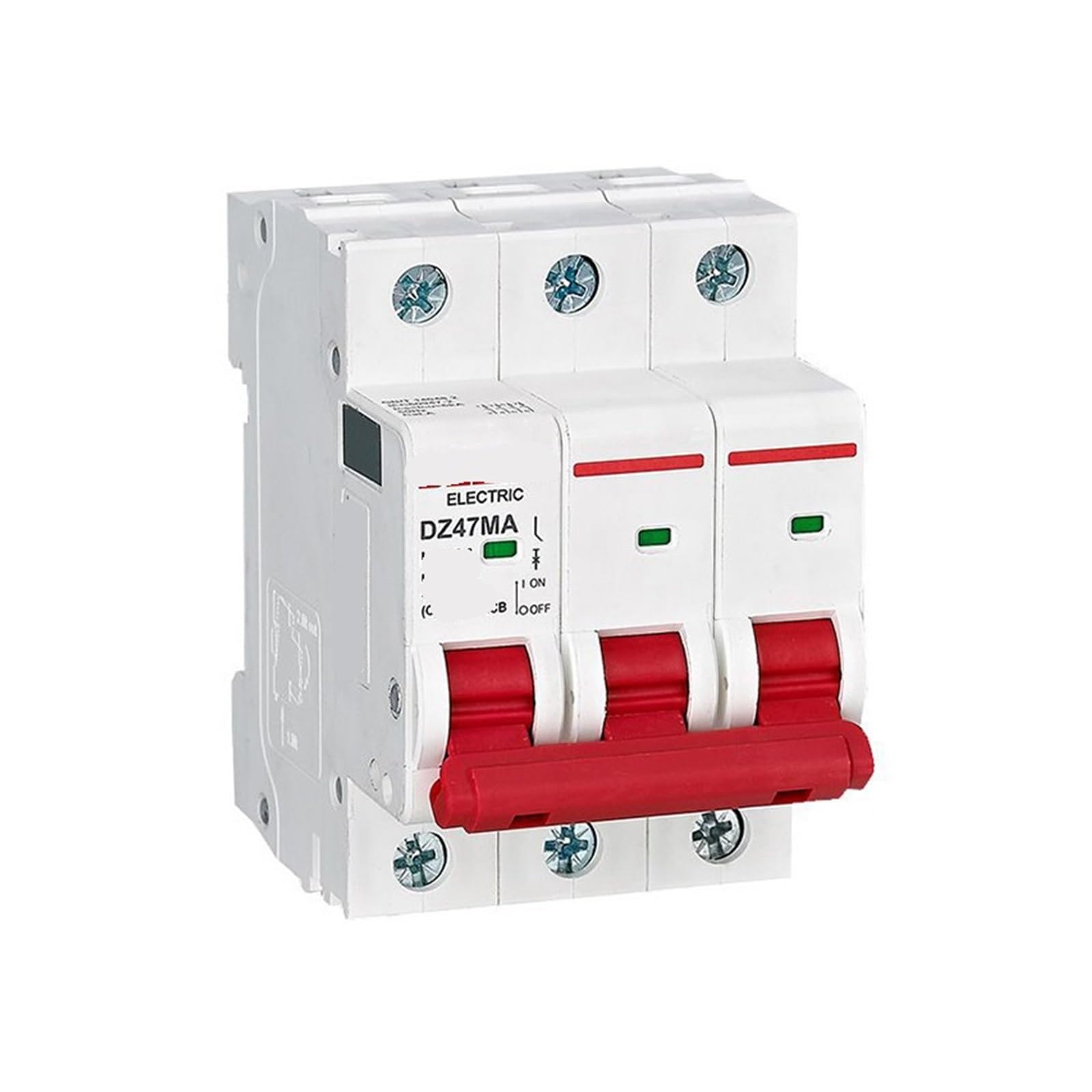 Interruttore magnetotermico DZ47MA 6kA Tipo D 3P 16A |