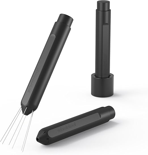 Subminimal Flick WDT Espresso Distribution Tool - Stirrer Tool For Barista-Grade Precision Brewing - Tamper With Retractable Needles - Coffee & Espresso Machine Parts & Accessories