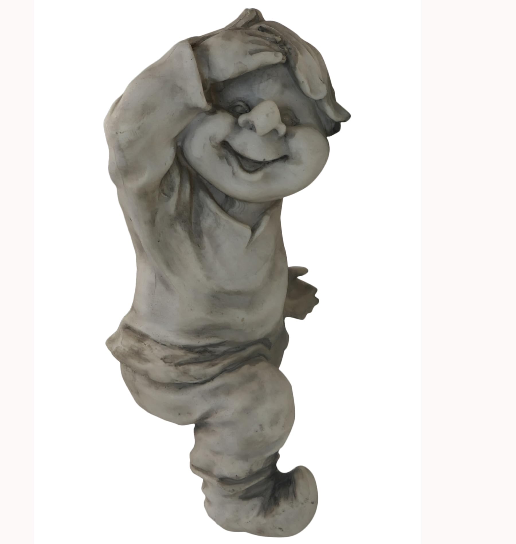 Storm's Gartenzaubereien Wichtel - Troll Figur kletternd am Baum oder Regenrinne - wetterfest - 42cm hoch