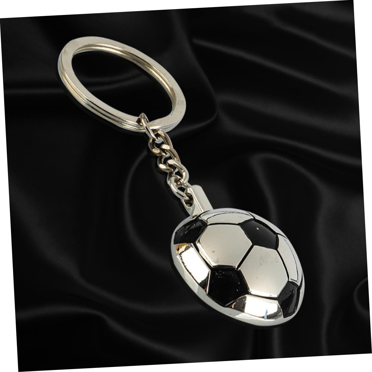 Llavero De Futbol Fútbol Americano Póster Pequeños Llaveros De Fútbol Exquisitos Llaveros Deportivos Llaveros De Bolas Portátiles Aleación De Zinc