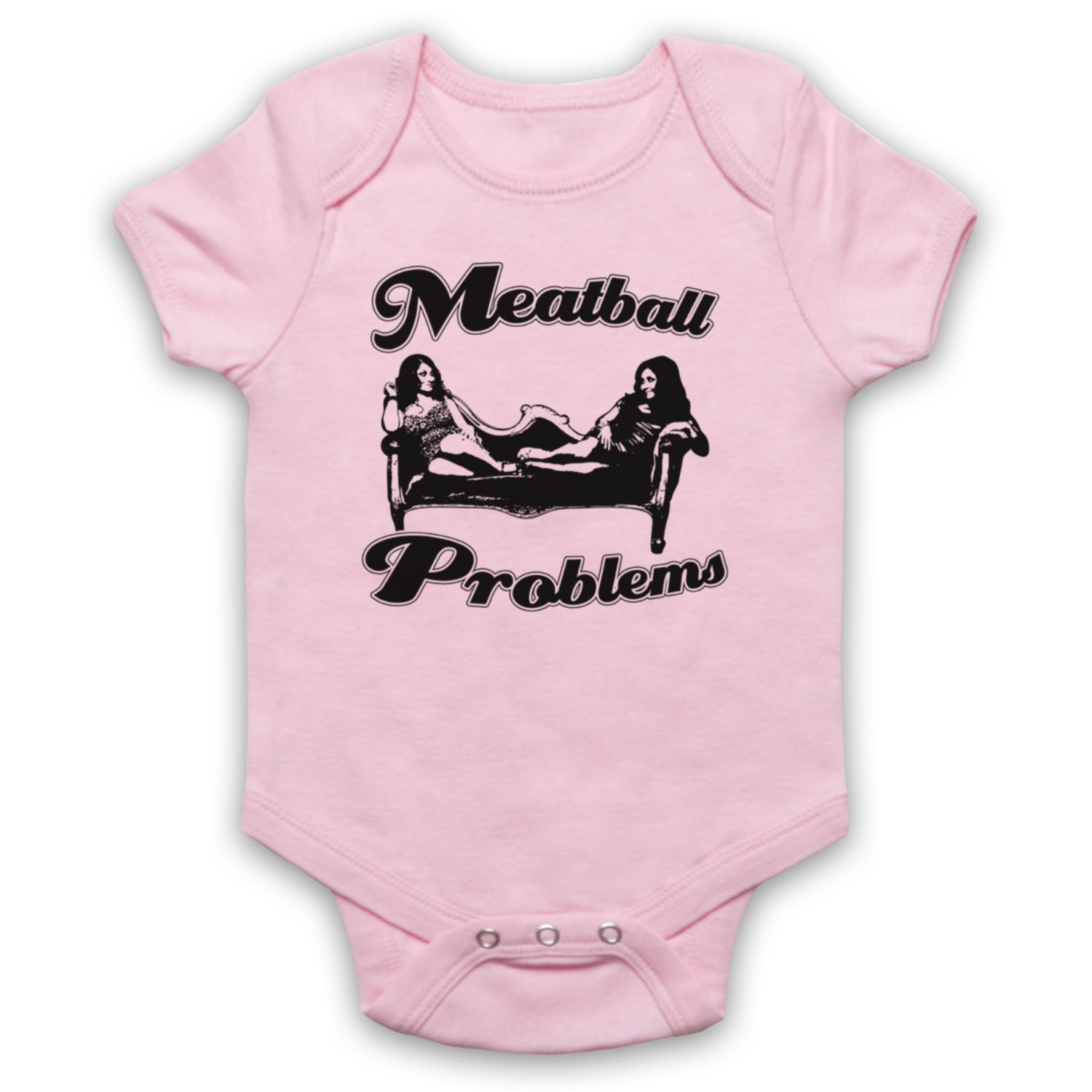 Bodys bébé Meatball Problems en jersey doux pour éviter les irritations