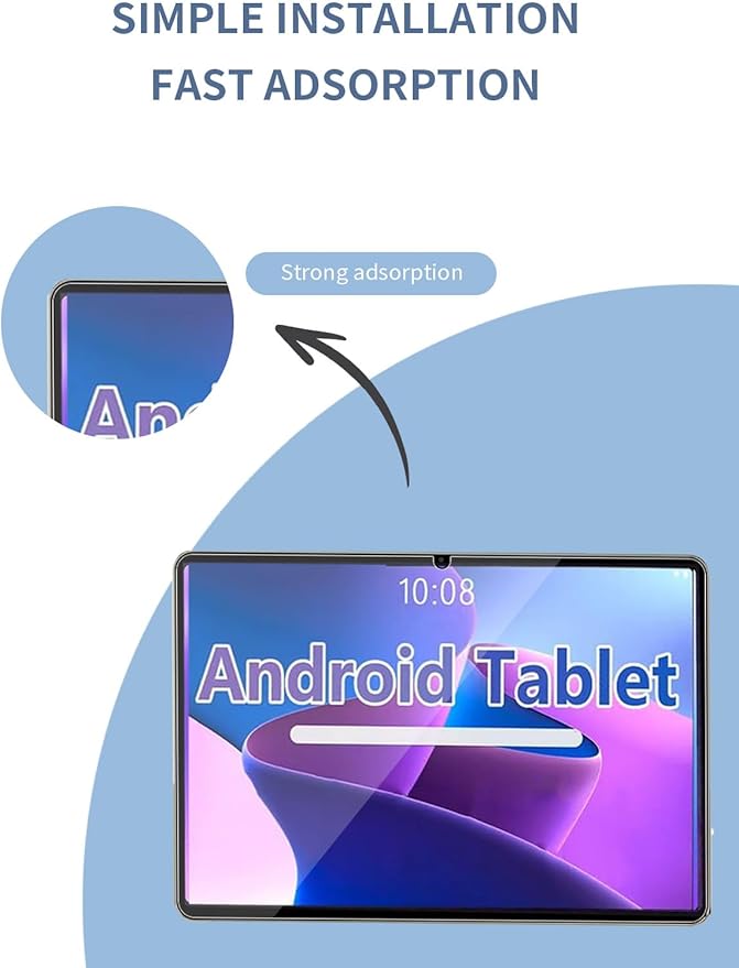 Pack de 2 Protectores de Pantalla de Vidrio Templado 9H para Kelankeke K10 10.1 Pulgadas miniatura 2