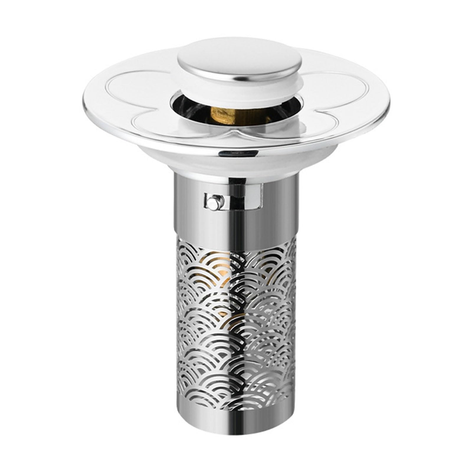Kalttoy C Tap Press Drain Outlet For Sink Against Losed Mechanism Rustless Bathroom Essential Bathroom Bowl Lid
