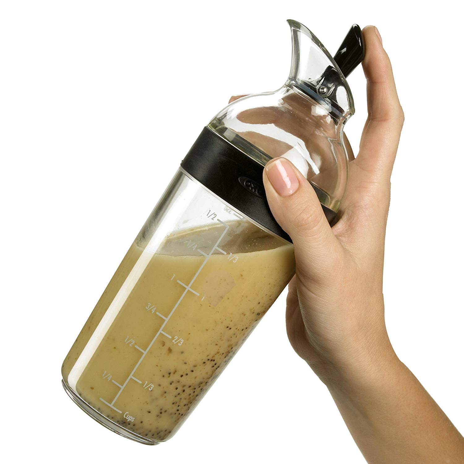 Amazon.com: OXO Good Grips Salad Dressing Shaker, Black (2 Pack): Home &  Kitchen