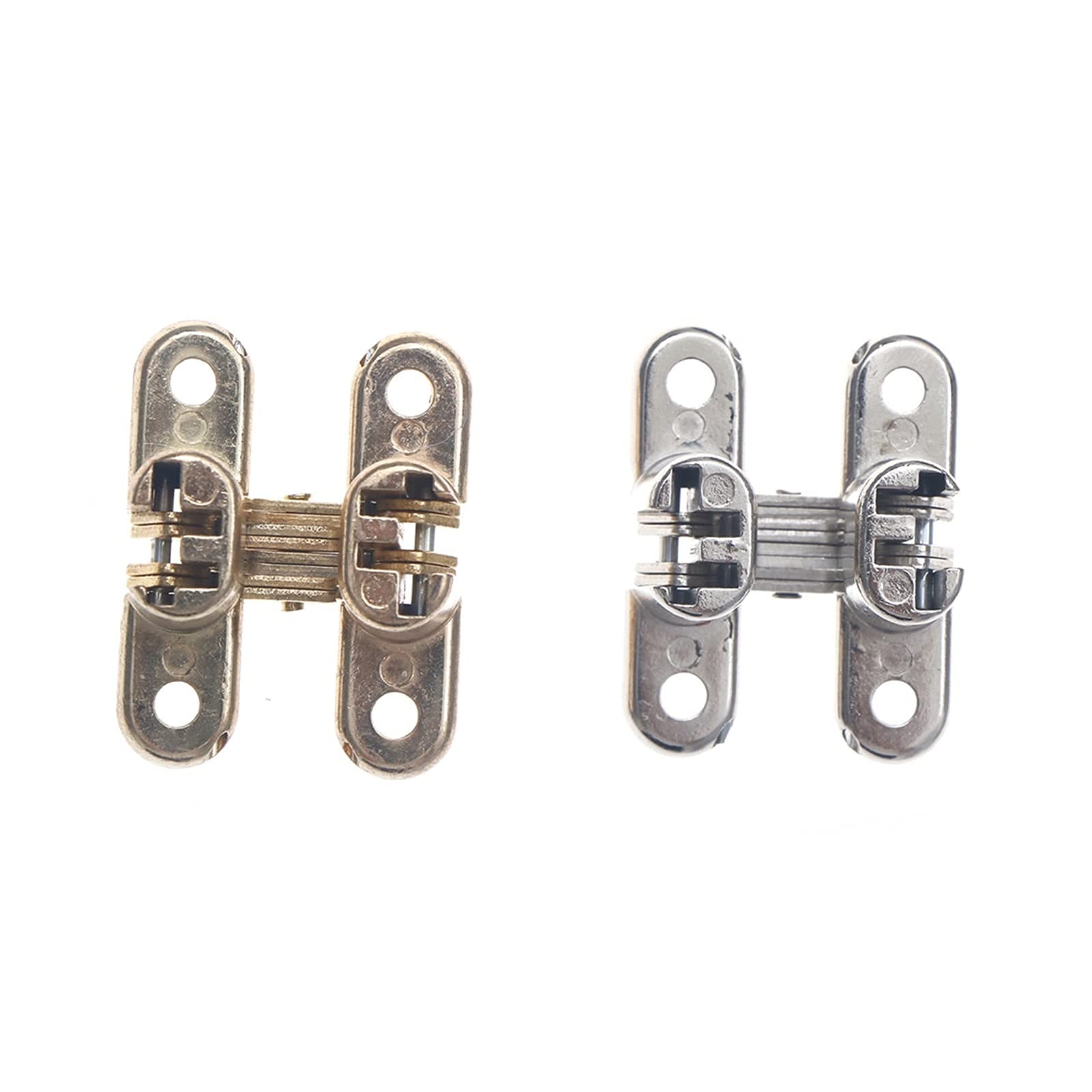 Hinge, 41.82230mm Invisible Concealed Cross Door Zinc Alloy Hidden for Folding Furniture Hardware