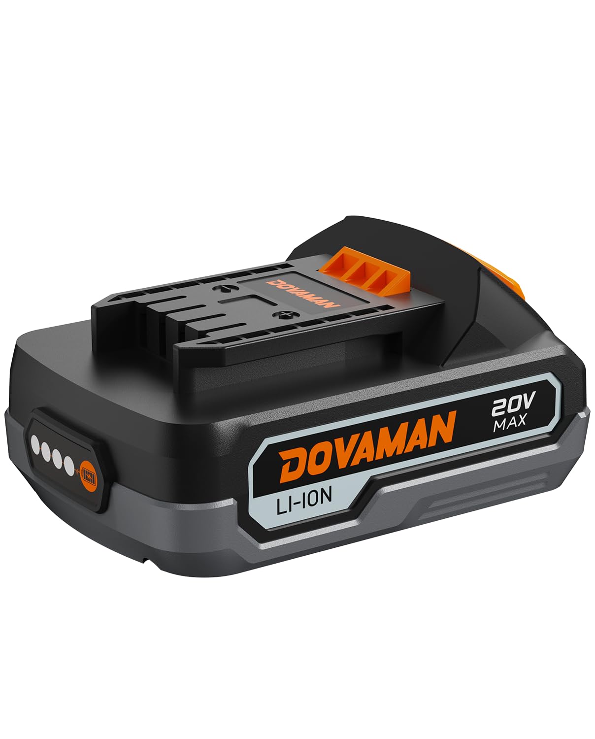 DOVAMAN B100 20V 2,0Ah Lithium-Ionen-Akkupack, Kompatibel mit TITANCE X6 Akku-Bohrschrauber, TITANCE X7 Schlagschrauber, DCT01A Trockenbauschneider und LE20 (Nur Akku)