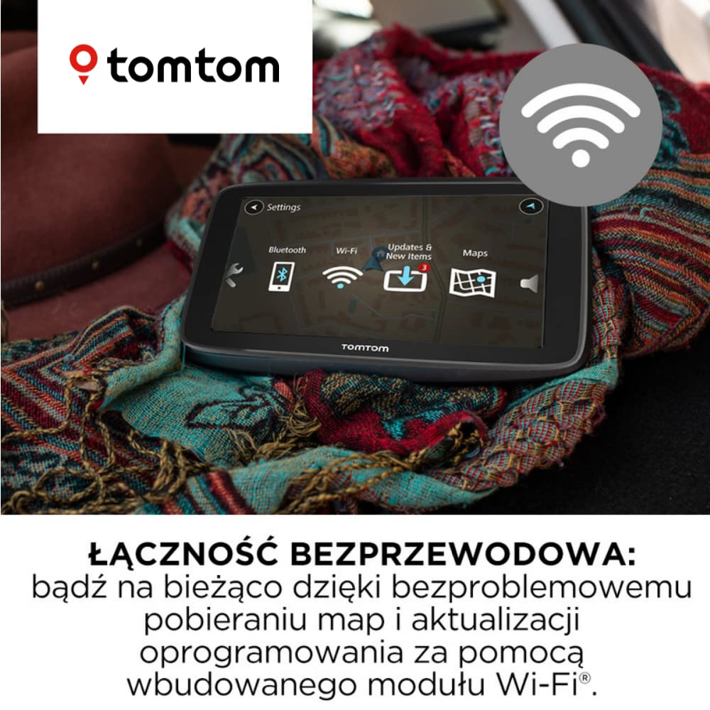 Tomtom Go Classic Nawigacja Samochodowa Gps, Czarny, 6"