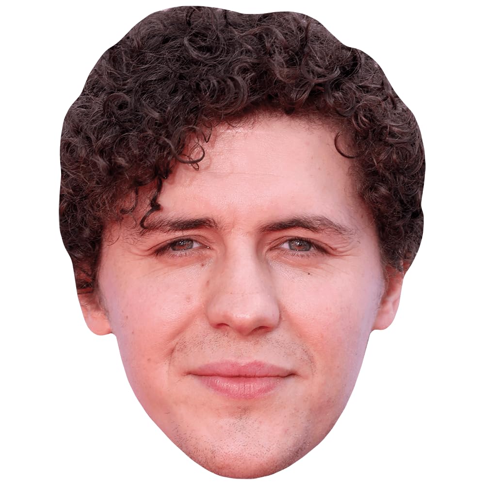 Dylan Llewellyn (Curls) Celebrity Mask, Flat Card Face, Fancy Dress Mask