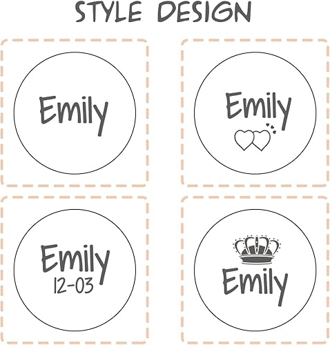 Miniatura 3 de Espejo compacto personalizado, espejo plegable redondo de doble cara, aumento 1X2X, regalo personalizado para mujeres y niñas, propuesta de dama de