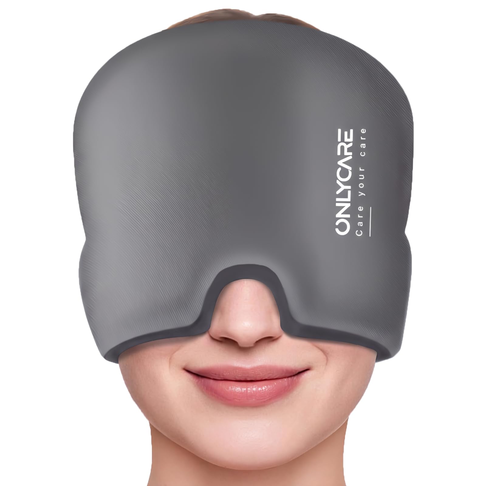 ONLYCARE Migraine Relief Cap, Headache Relief Cold Cap with Odorless Gel