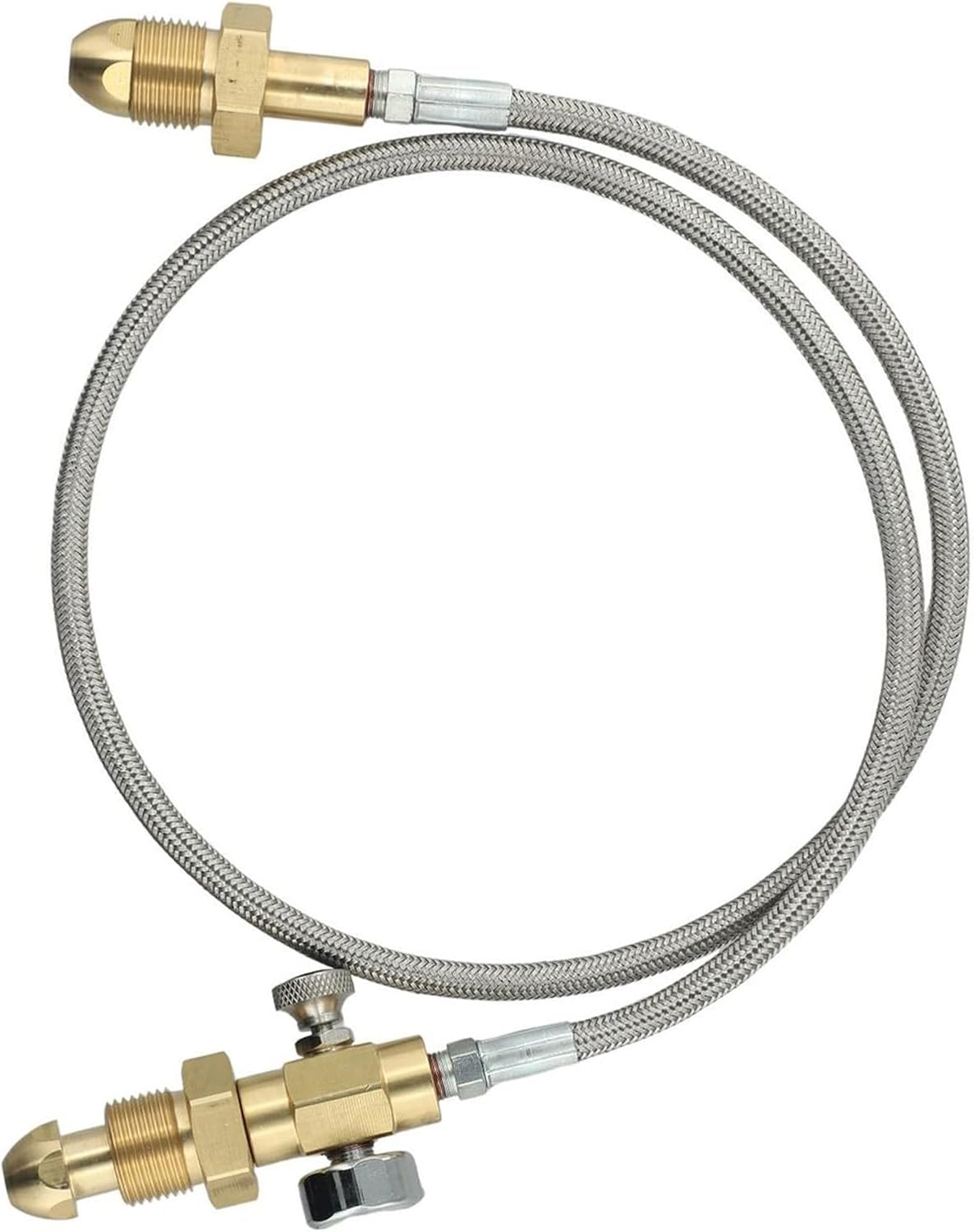 Transfer Adapter Hose for Argon Tanks, Inert Gas Welding Hose, Argon Meter Regulator Adapter Hose, G 5/8" Connecting Hose for Connect Argon Tank, for G 5/8" RH INT Argon Cylinder