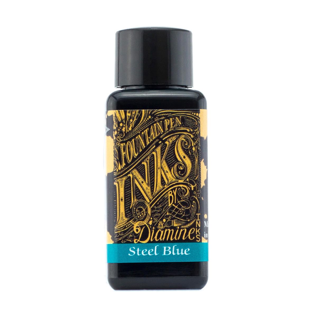 Diamine Steel Blue 30ml Fountain Pen Ink Bottle