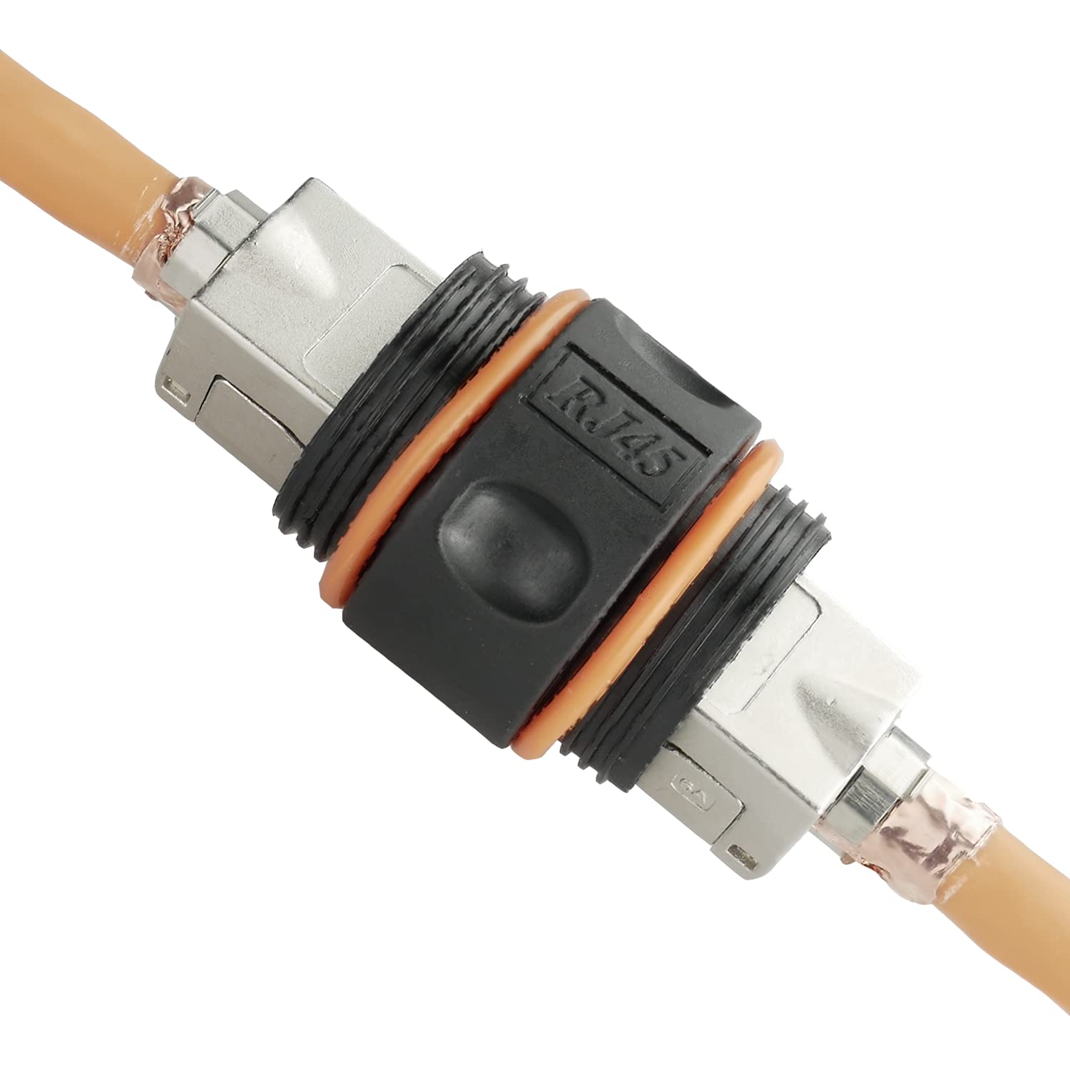 AIXONTEC 4x IP 68 CAT 6A Outdoor Netzwerkkabel Verbinder Cat.6A 10 Gigbit Wasserdicht Verbinder LSA Adapter Lan Netzwerkverbinder Koppler 1:1 Verlängerung Reaktivierung Kupplung Cat.7 Cat.8 Cat.6A