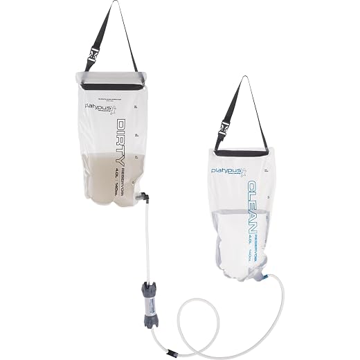 Platypus GravityWorks Group Camping Water Filter System Complete Kit, 2-Liter