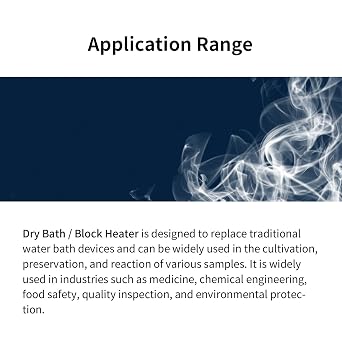 Lab Dry Bath,Dry Block Incubators,Block heaters,DH-20 | Temp Range -10C~100C,Heating Cooling Function with 1.5ml35 Block,Programmable five-point temp time setting