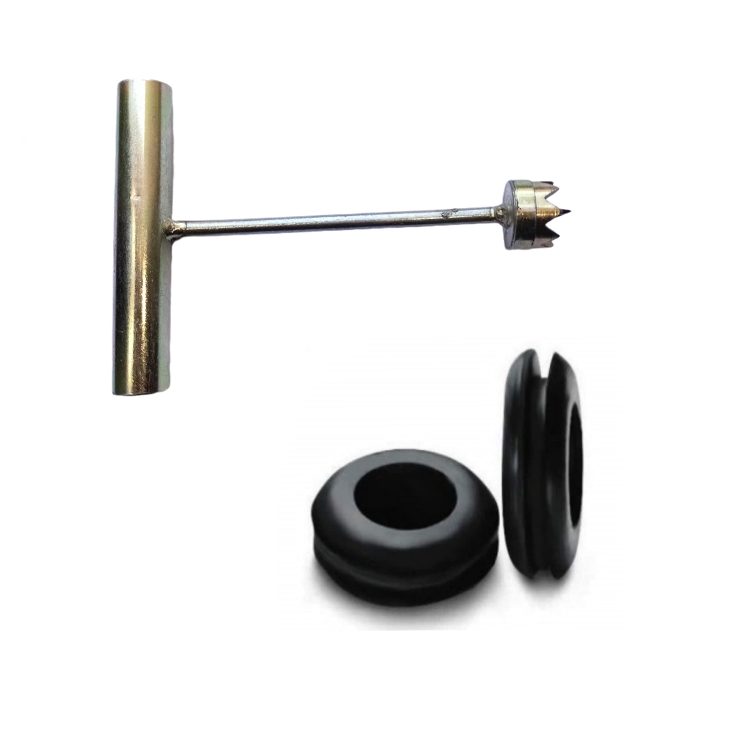 NEXTGEN AGRO Drip Irrigations Rubber 16mm Grommet Drill for PVC Pipes and Rubber Bush | 16mm Metal Drill Bit Tool (1 pcs) (GROMMET-25 PCS/Drill BIT-1 PCS) (B09RQQ13BB) Amazon Price History, Amazon Price Tracker