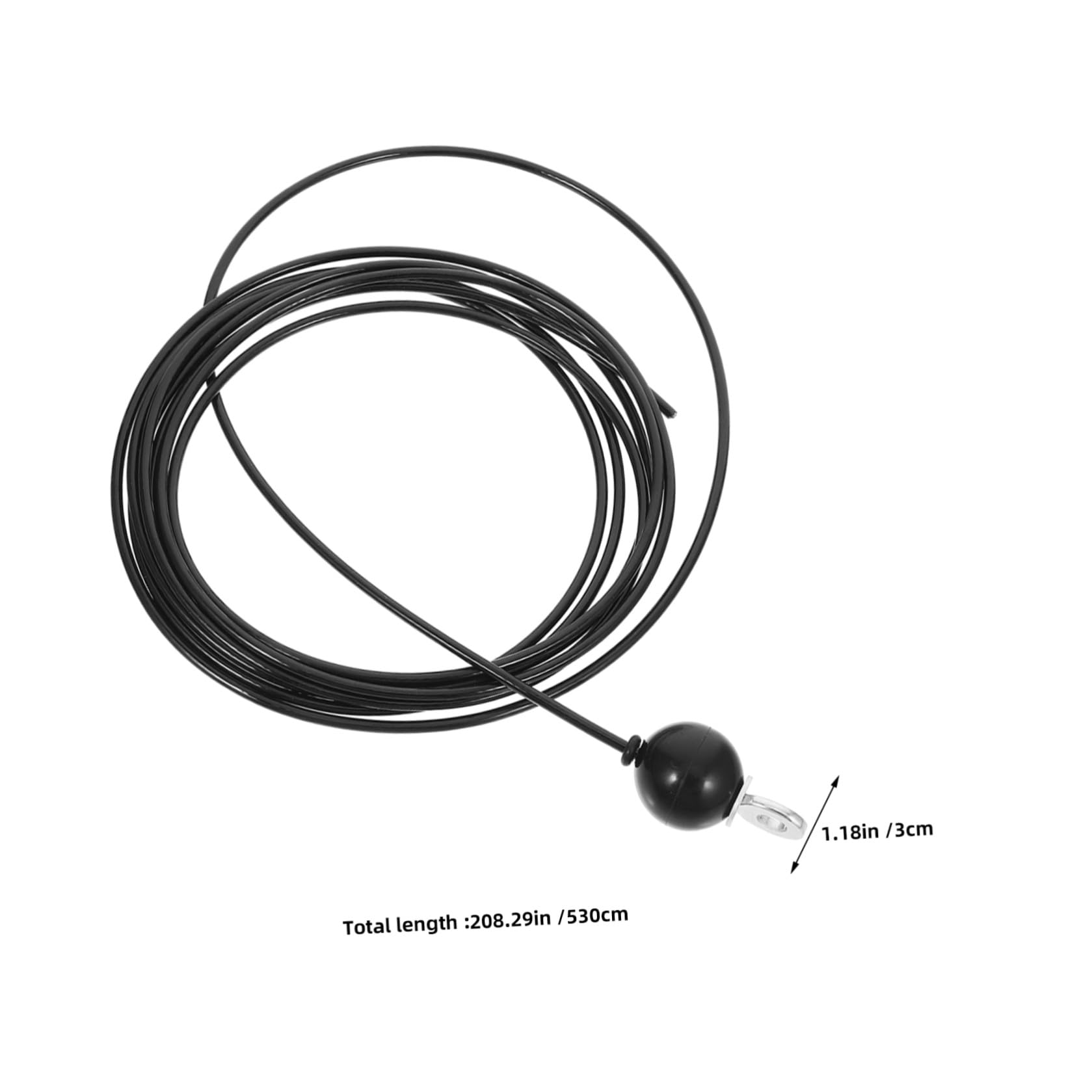 EXCEART 2 Juegos Cable de Poleas de Gimnasio Ajustable, 196 Pulgadas
