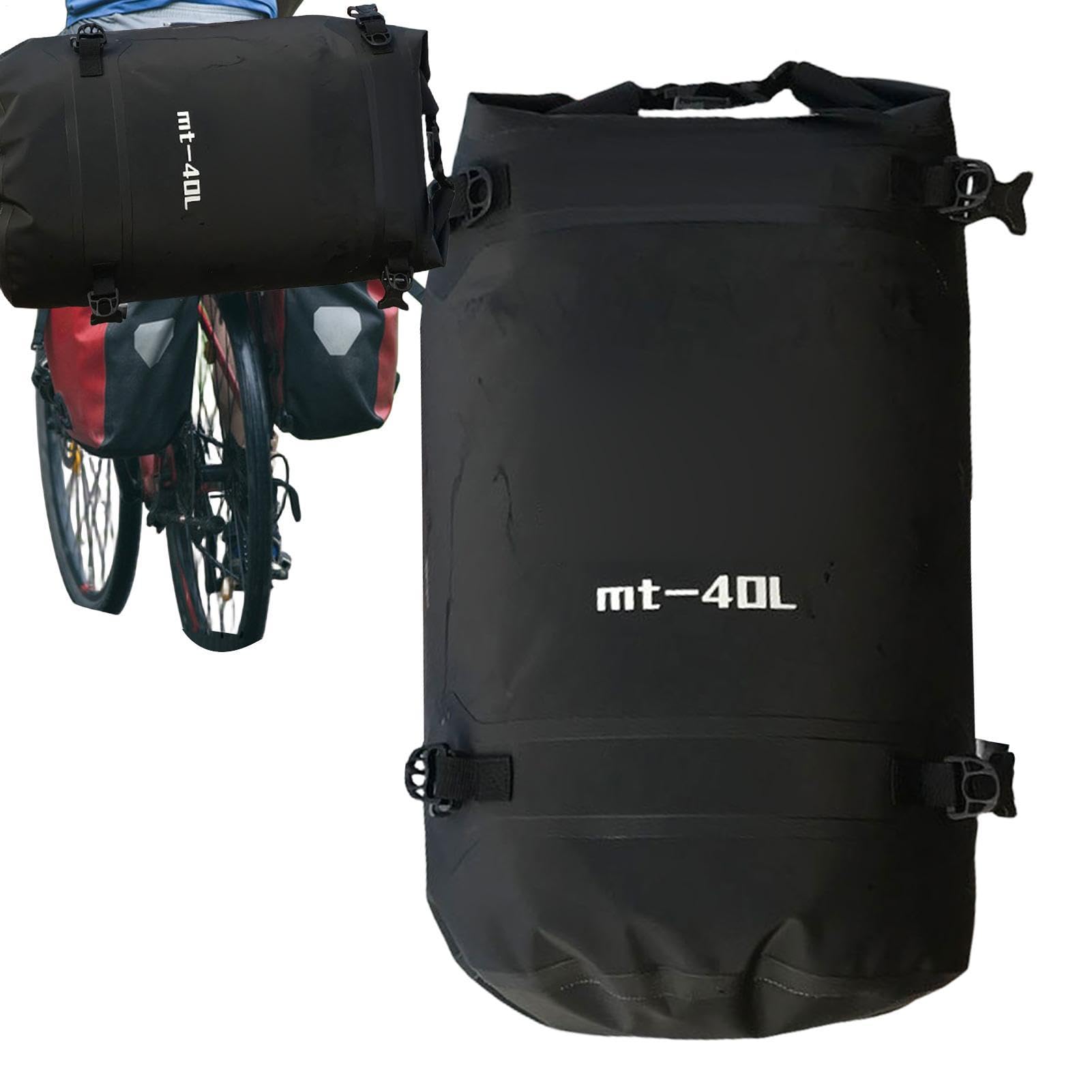 Trasera para motocicleta y bicicleta con espacio de 40 litros 8