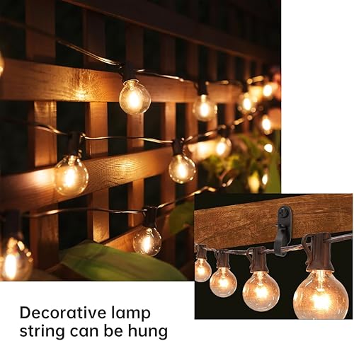 Miniatura 2 de Ganchos para colgar luces, ganchos de tornillo para colgar luz de Navidad, alambre de luz y clips de luz LED de hadas, acero inoxidable, negro,