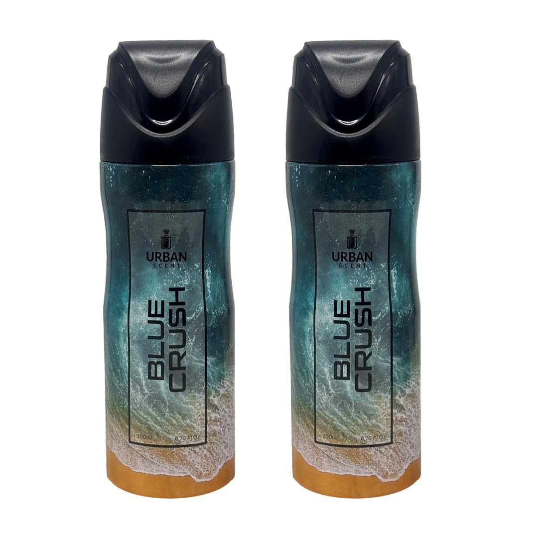 Lyla Blanc Urban Scent Blue Crush Deodorant for Men & Women, No Gas, Long-Lasting Marine Fragrance, Grapefruit Pink Pepper Amberwood, 200ml, Pack of 2-picture-34