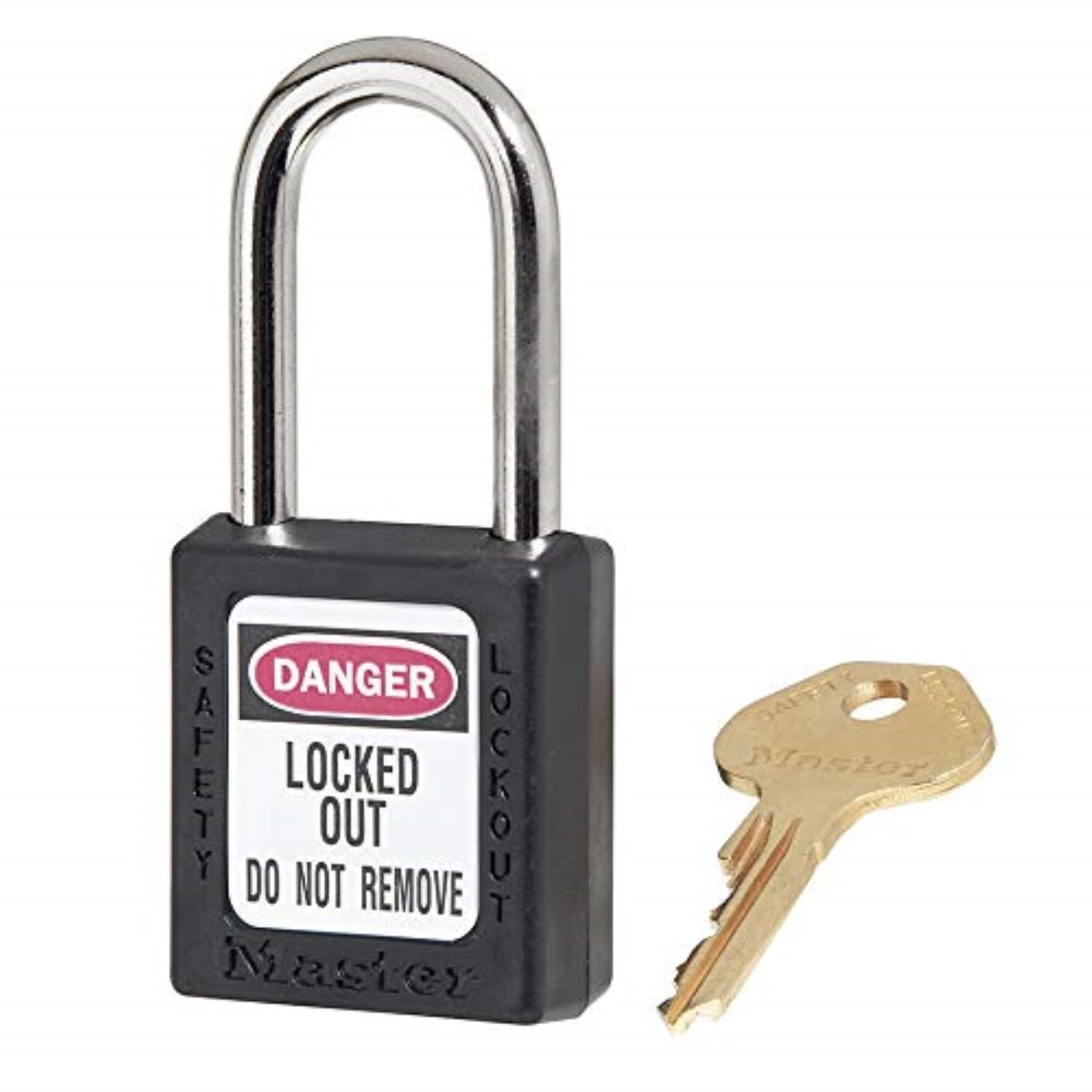 Masterlock 410KABLK - S-P Zenex Padlock, Black, Single Padlock