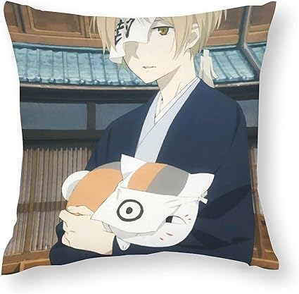 Amazon Nanagoten 抱き枕カバー 夏目友人帳 うつせみに結ぶ 夏目 貴志 ニャンコ先生 抱き枕 かわいい クッションカバー ピローケース 枕カバー まくら 抗菌 柔らかい コットン おしゃれ 背当て飾り 両面 綺麗 お宅 かわいい 萌え ギフト 春夏秋冬 四季 枕カバー 16