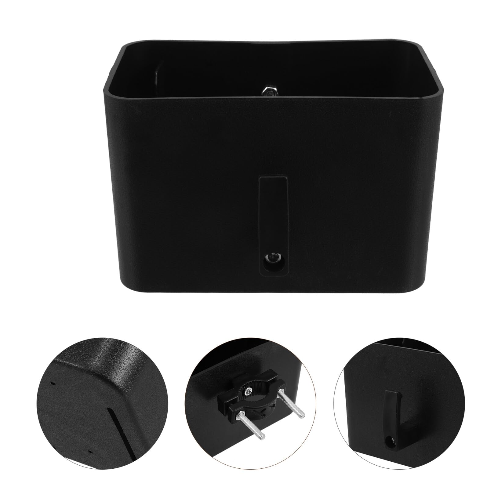 Caja de Almacenamiento Frontal Negro para Patinete Eléctrico