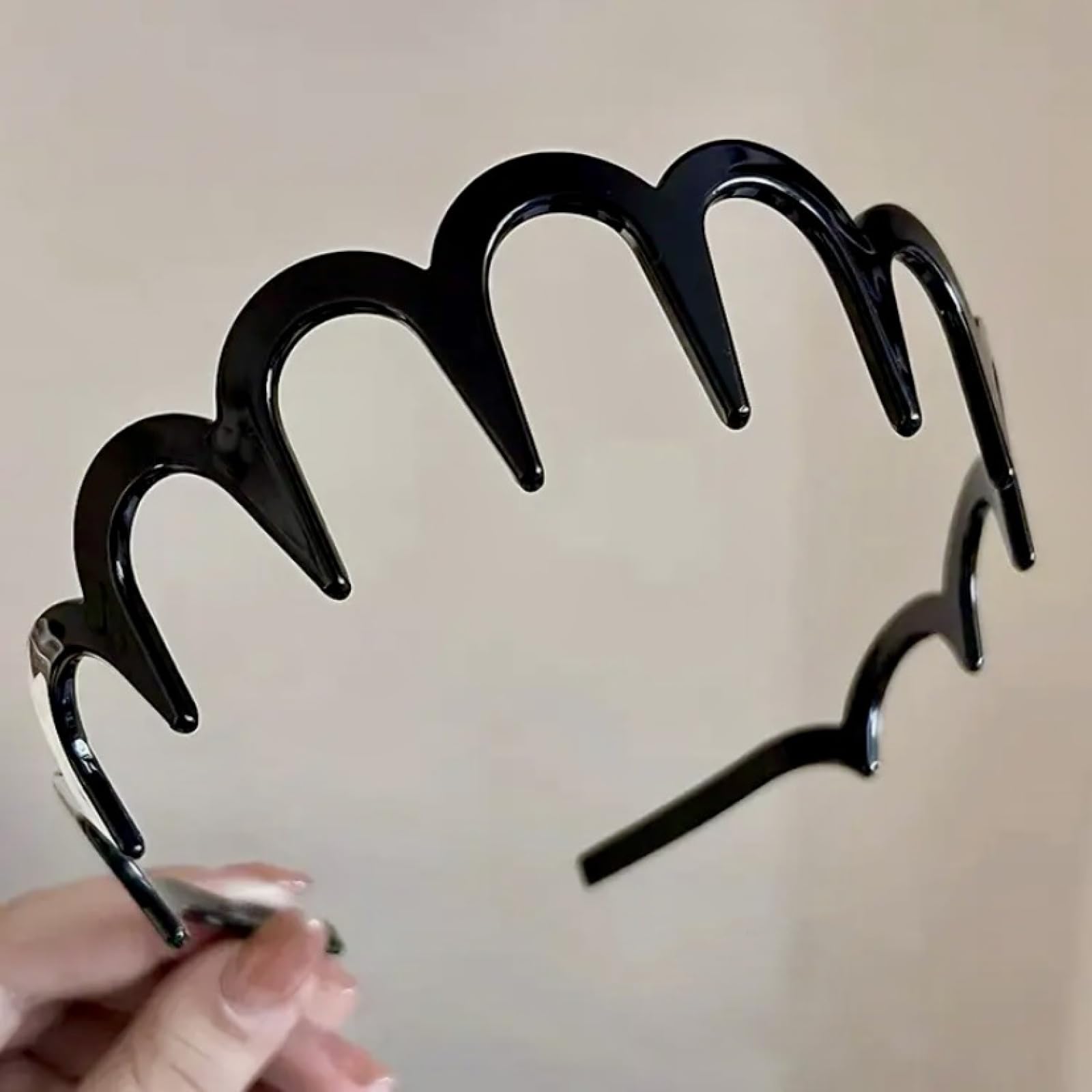 Amazon.com : AFUJANSHE Resin Wavy Headbands, Sports Hairpins, high