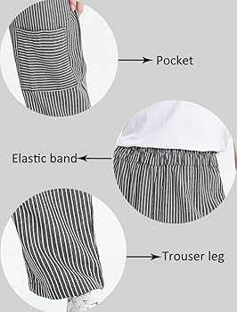 Minibee Women's Wide Leg Harem Pants Cotton Linen Striped Casual Minibee Women's Wide Leg Harem Pants Cotton Linen Striped Casual