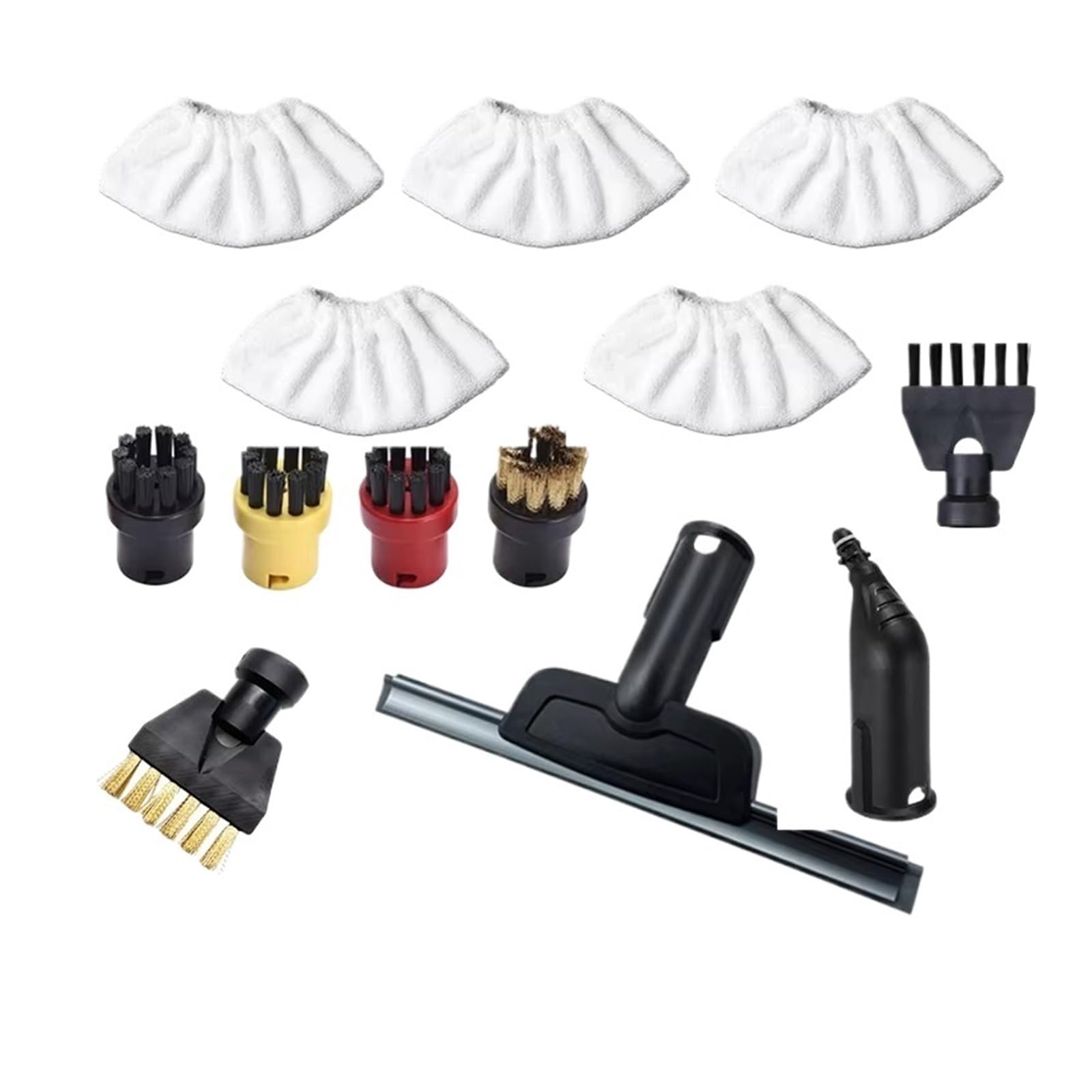 Reemplazo De Boquilla De Cabezal De Cepillo De Fregona, Compatible Con Karcher, Easyfix SC2 SC3 SC4 SC5, Cubierta De Almohadilla De Limpieza De Microfibra, Pieza De Vapor(Set 1)