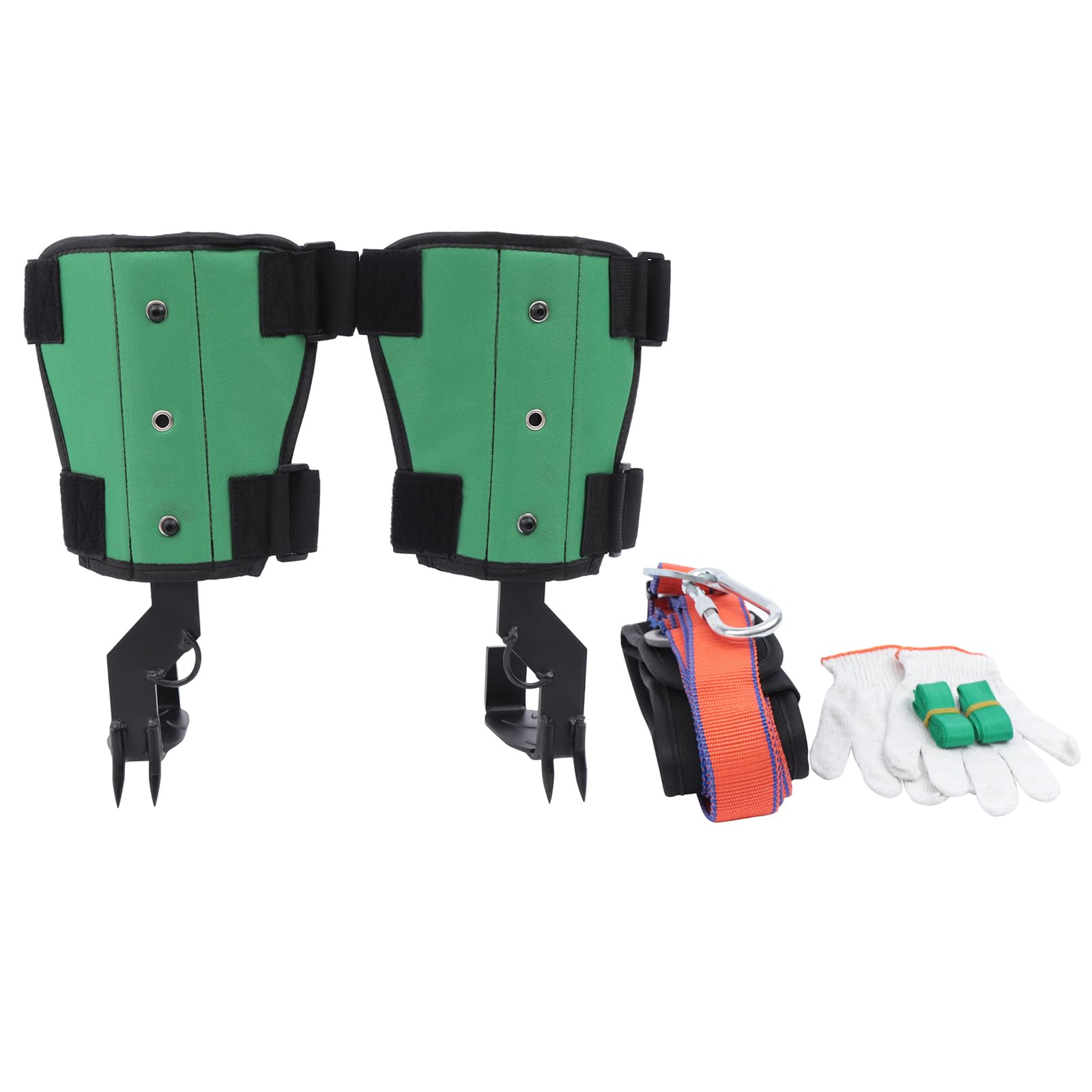 PANEKOLO Arborist Climbing Kit,Tree Climbing Spikes Set,330lbs Load Capacity Tree Climbing Gear with Waist-Type Safety Belt,Allows to Easily Cut Down Wood,Pick Fruit,Repair Branches