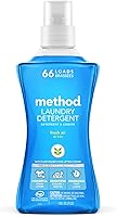 Vista 1 de Method Detergente líquido para ropa, aire fresco, 66 cargas por botella, removedor de manchas, 53.5 onzas líquidas (paquete de 1)