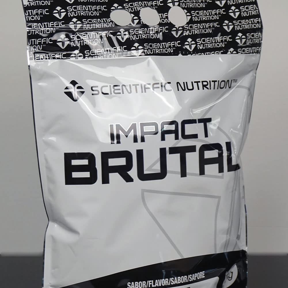 Scientiffic Nutrition - Brutal Impact, Ganador de Peso y Masa Muscular, Mass Gainer con Carbohidratos, Proteina de Suero y Aminoácidos como la Creatina - 3Kg, Sabor Yogurt Limón.