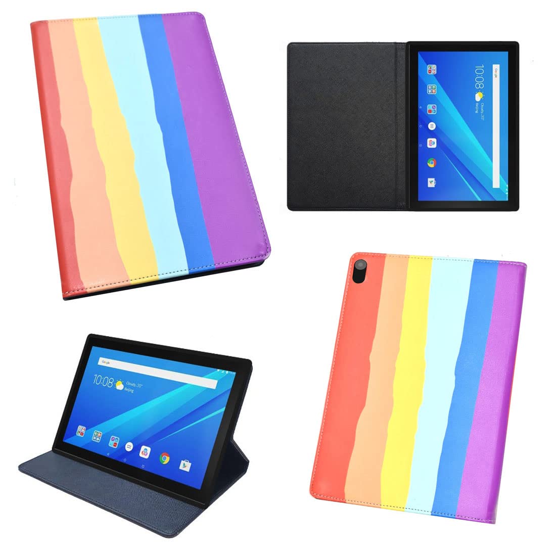 Zaoma Printed Flip Flap Case Cover Compatible for Lenovo Tab 4 10 TB-X304L / TB-X304F / TB-X304N 10.1 inch Tablet - Multi Color 04 (B09YDC7RJG) Amazon Price History, Amazon Price Tracker