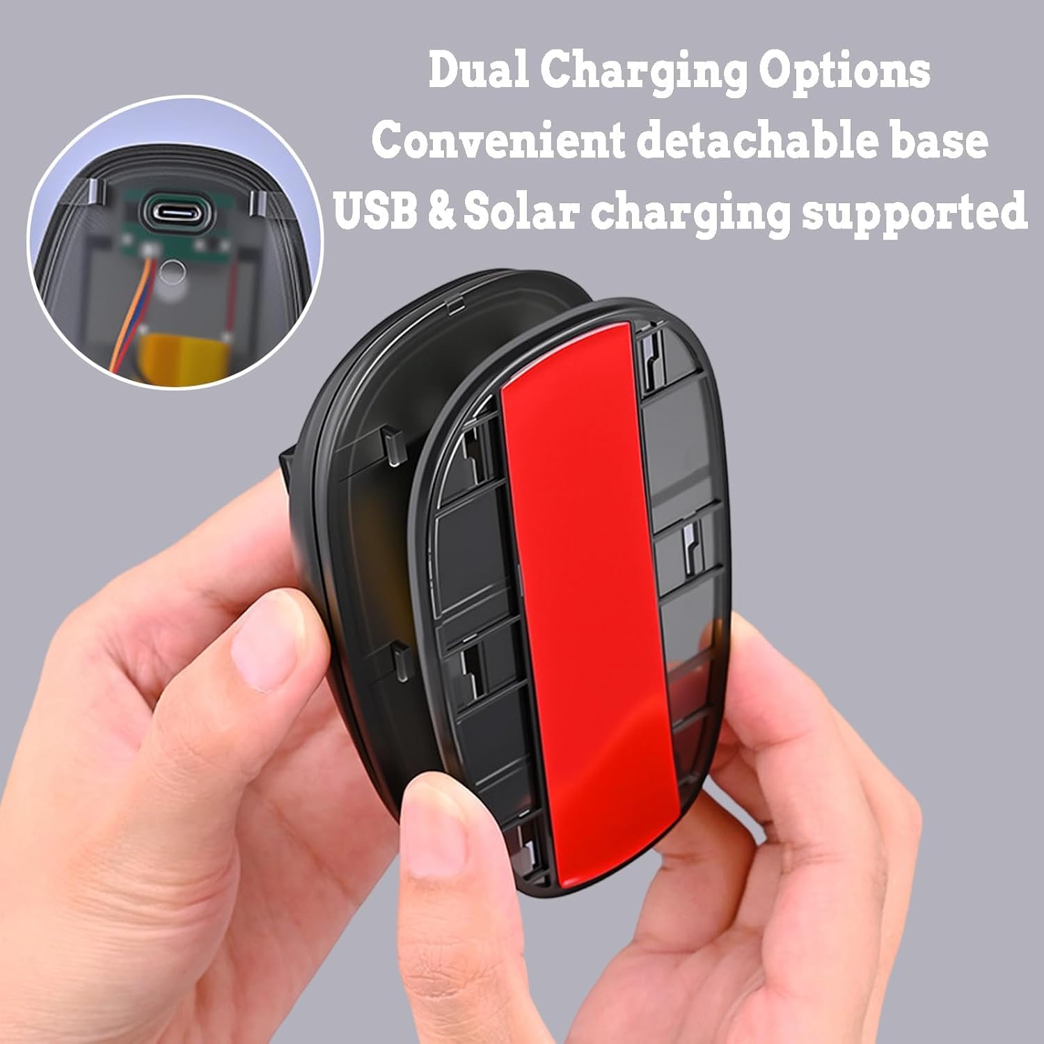5 Pcs Solar Cab Lights for Truck, 2026 New Solar Car Roof RGB Strobe Light, No Drill Solar Powered Cab Lights, with Remote Control, Vibration, for Truck SUV Rvs — view 4