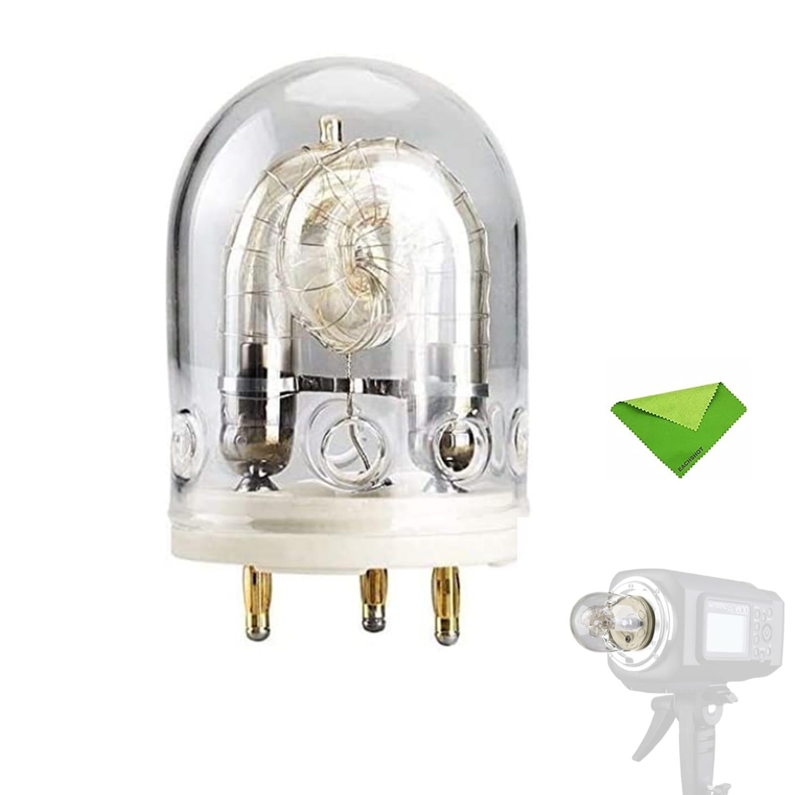 600W Flash Tube Bare Bulb for Strobe Witstro AD600 AD600B AD600M AD600B AD600BM with Cleaning Cloth